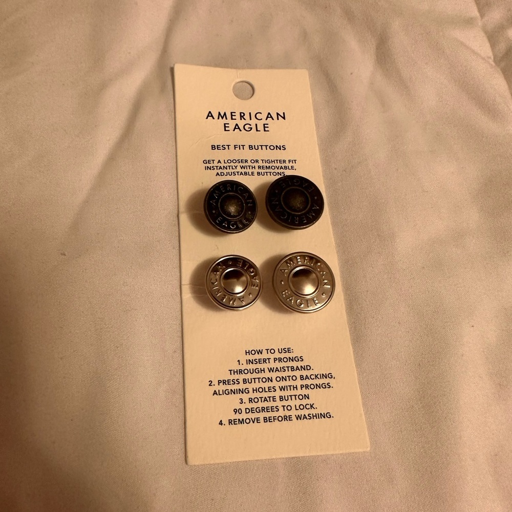 American Eagle jean buttons
